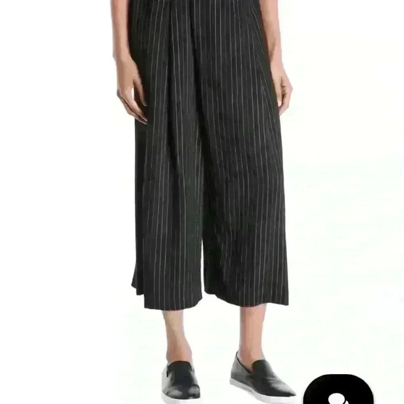 Vince bar striped culotte in variegated pinstripe - $345 MSRP - Picture 2 of 5